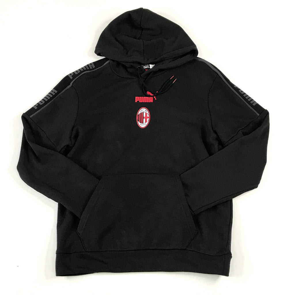 Puma ACM ftbl Culture hoodie II in black-tango red