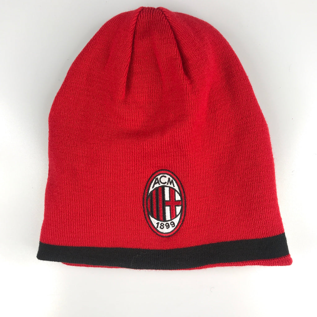 Puma AC Milan Reversible Beanie in tango red-black