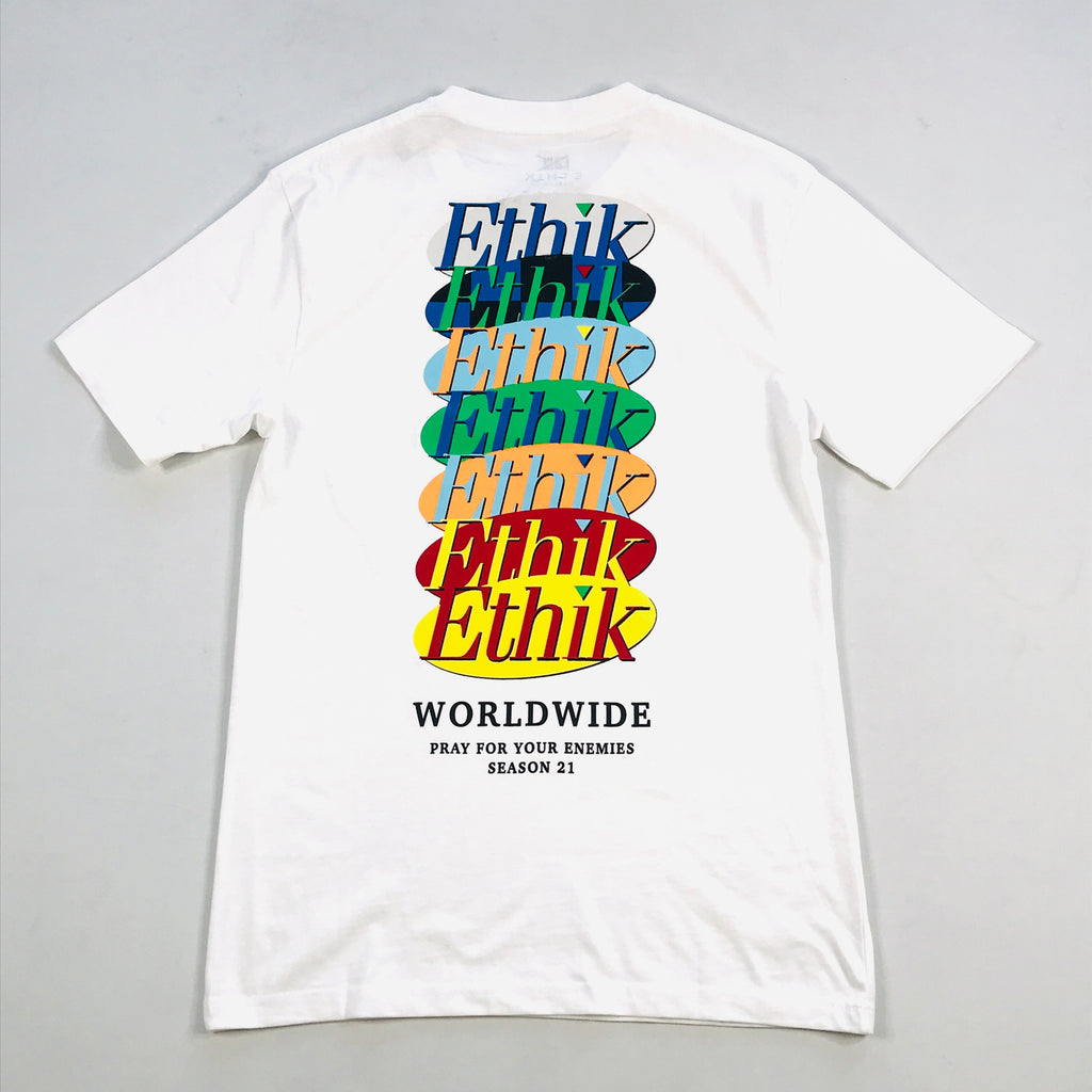 Ethik variety tee in white