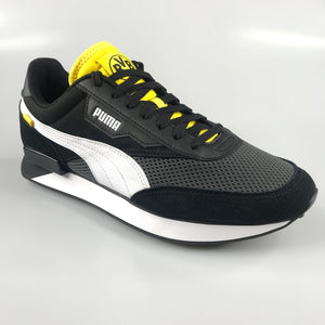 Puma Future Rider BVB in asphalt-black-cyber yellow