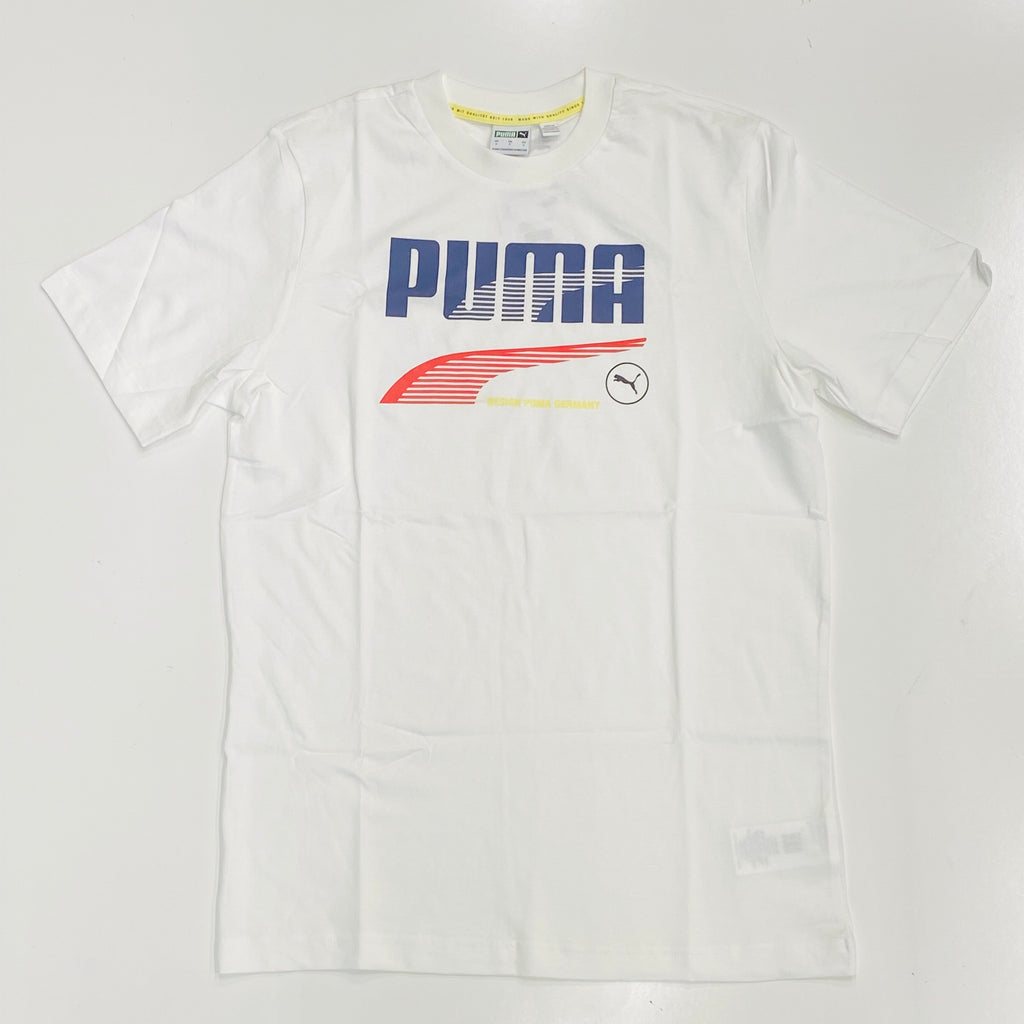 Puma decor8 graphic tee in white