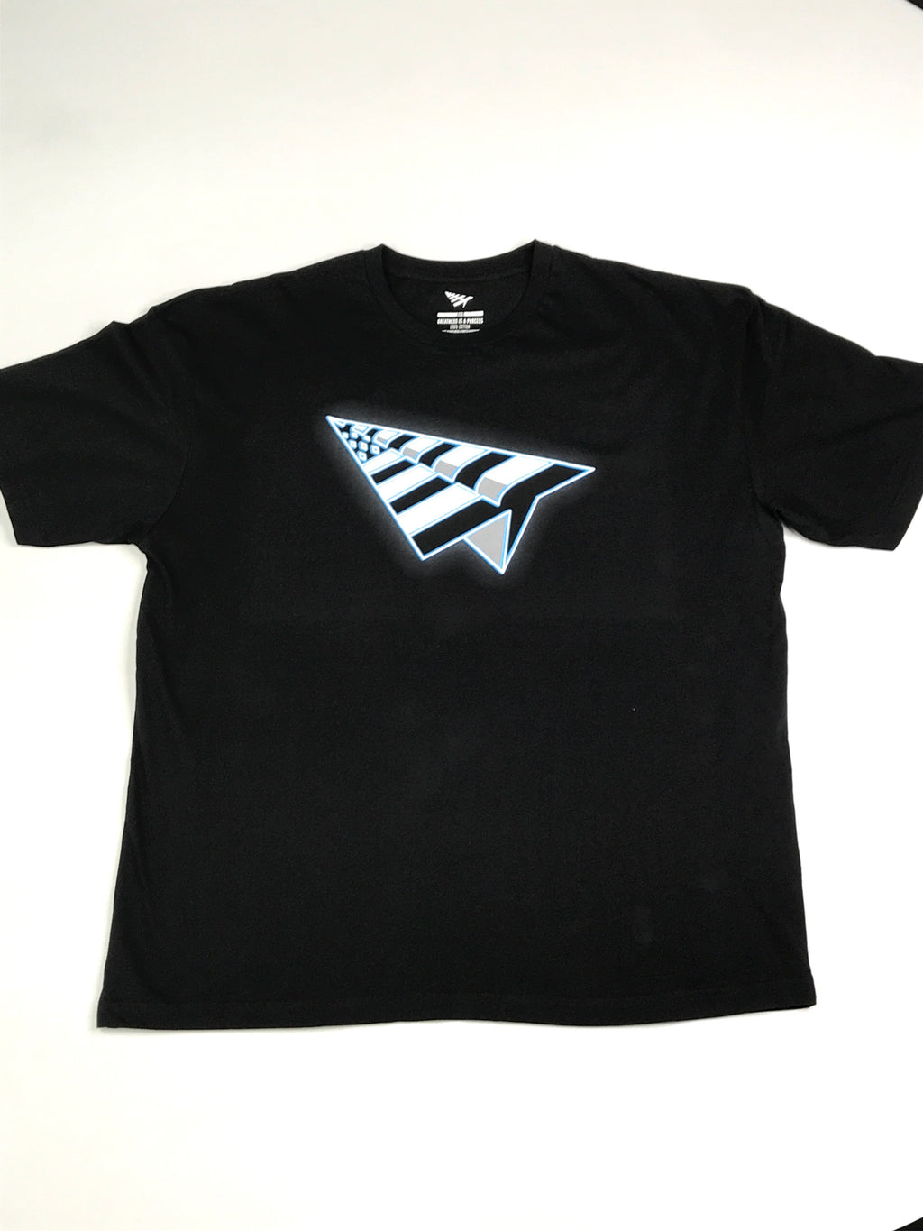 Planes Flag tee in black