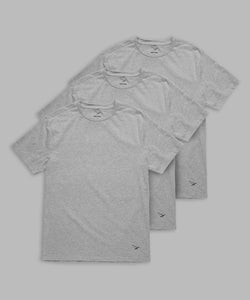 Planes Essential 3 pack tees in heather grey