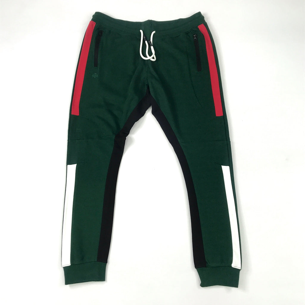 Jordan Craig green track pants