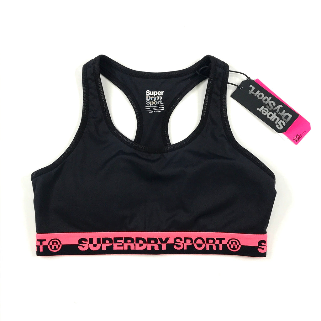 Superdry Core Essentials bra in black