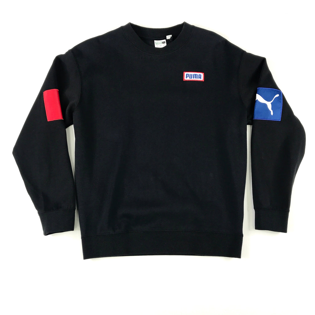 Puma color block crew sweatshirt