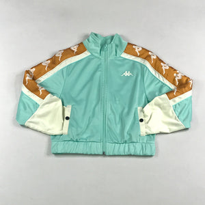 Kappa 222 Banda 10 Anay tracksuit in aqua-white-bronze