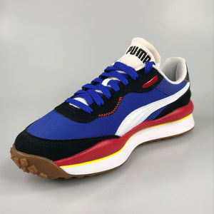 Puma Style Rider Play On in dazzling blue-black-high risk red