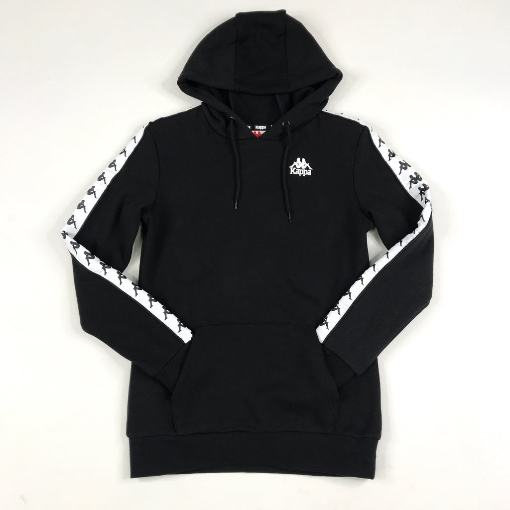 Kappa 222 Banda Budy 2 hoodie in black-white