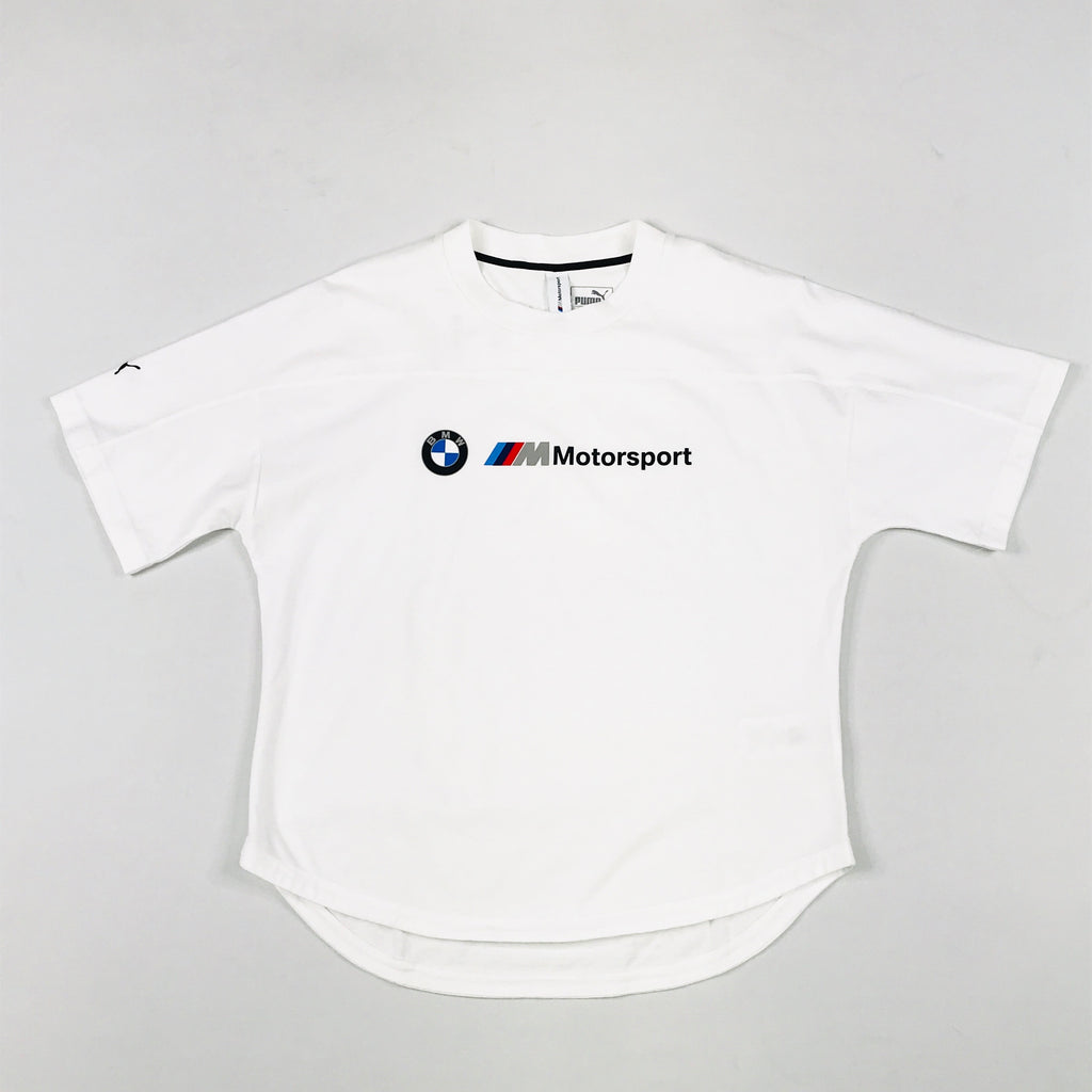 Puma BMW MMS wmns logo tee in white