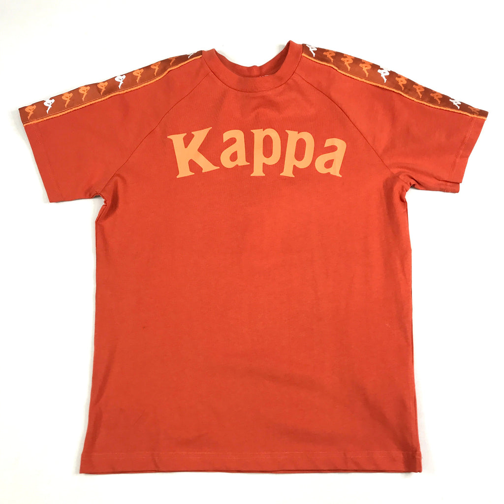 Kappa 222 Banda Deto tee in orange-dusty orange-white