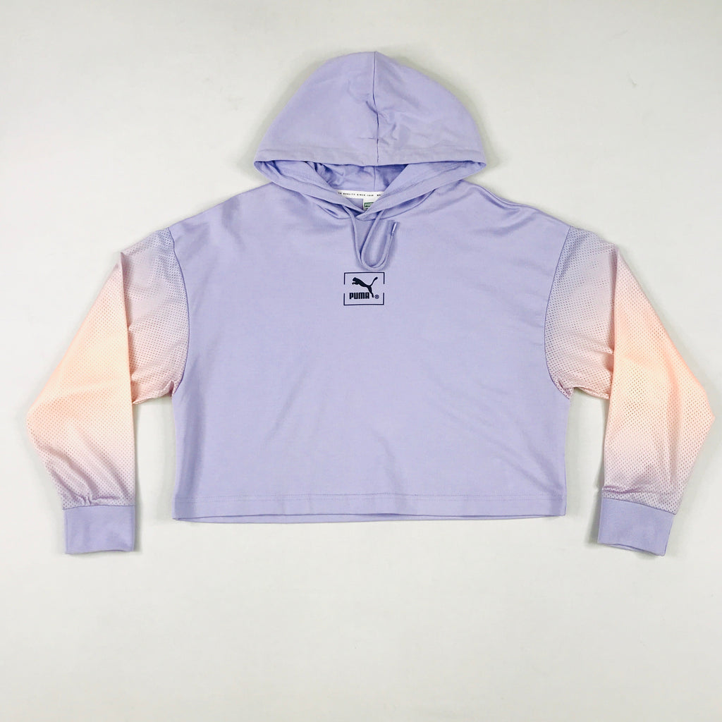 Puma tie-dye hoodie wmns in purple heather