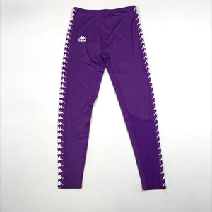 Kappa 222 Banda baiko leggings in purple-white