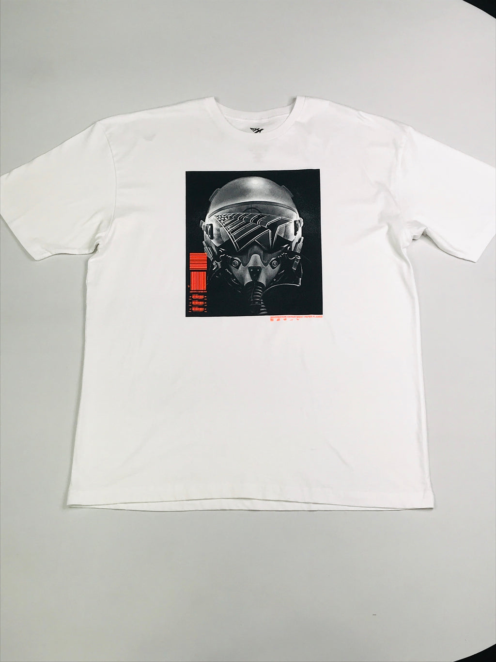 Planes Pilot Helmet image tee in white