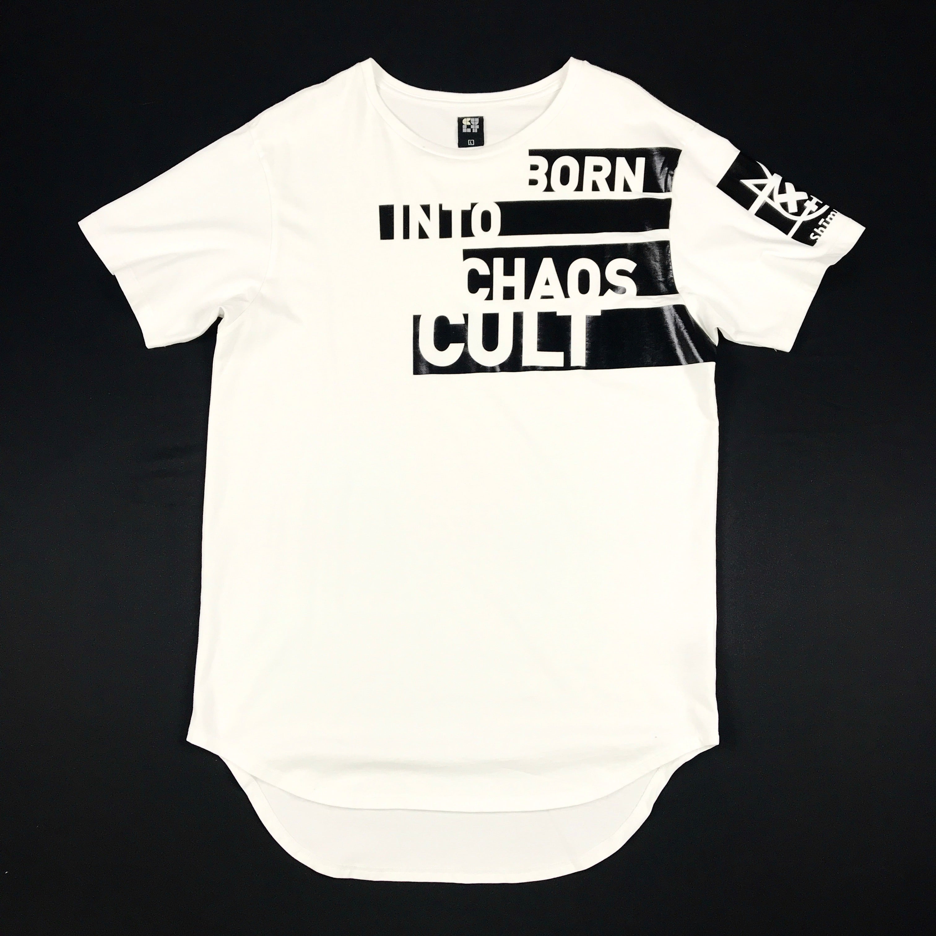 Cult Born into Chaos tee in white