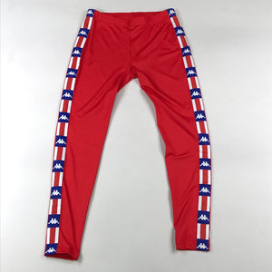 Kappa authentic la baward leggings in red-blue