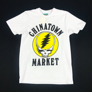 Chinatown Market yellow & black deadtown market tee in white