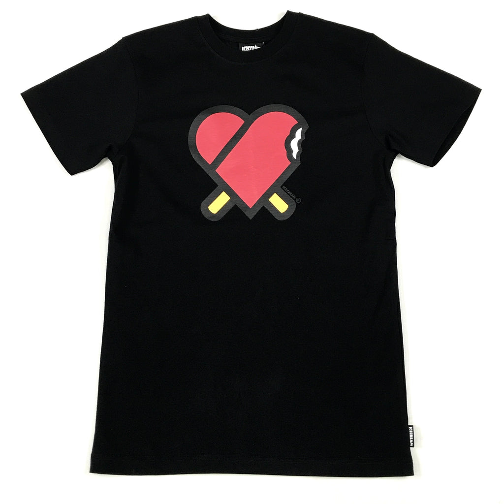 Icecream Bite ss tee in black