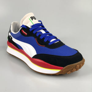 Puma Style Rider Play On in dazzling blue-black-high risk red