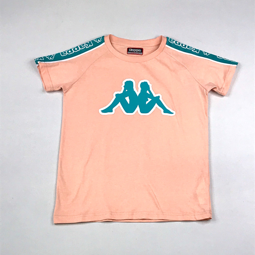 Kappa logo tape amie in pink-green-white