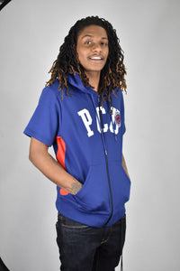 Play Cloths higher learning ss hoodie in blue