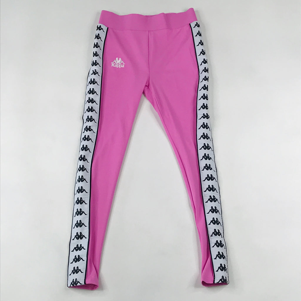 Kappa 222 Banda Barrio leggings in pink-white-black