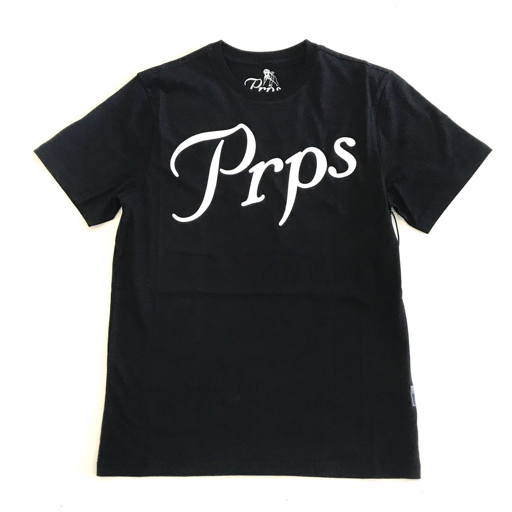 PRPS camo logo tee in black