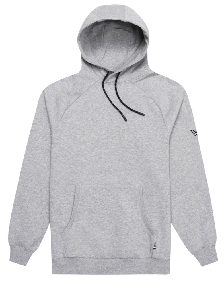 Solid heather grey hoodie