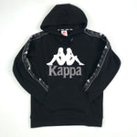 Kappa 222 Banda Hurtado 3 hoodie set in black-dark grey-white