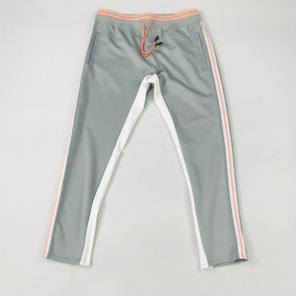 Jordan Craig grey & pink track pants