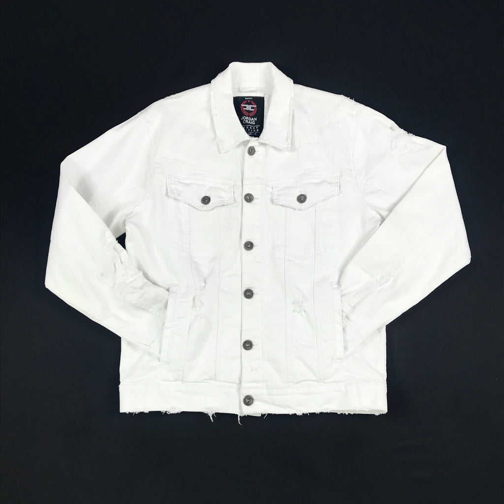 Jordan Craig denim jacket in white