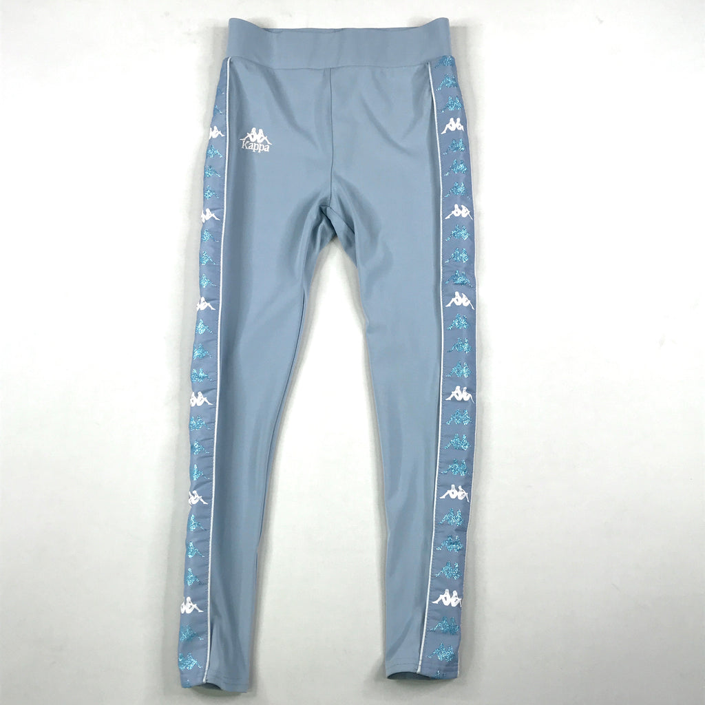 Kappa Banda Bartes leggings in light blue-white-baby blue