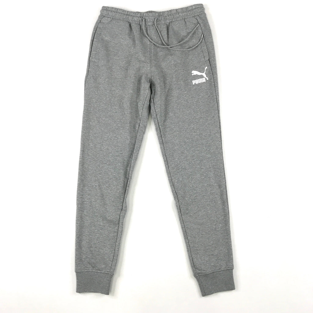 Puma classic sweatpants cuff in heather grey