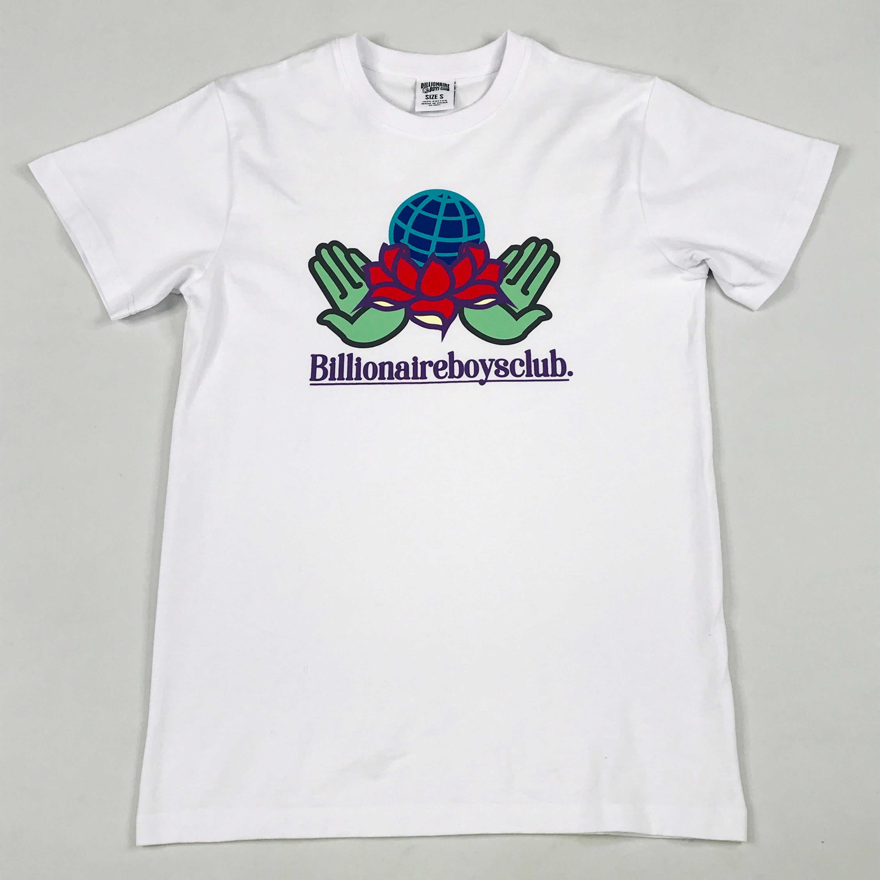 BBC BB Lotus ss tee in white