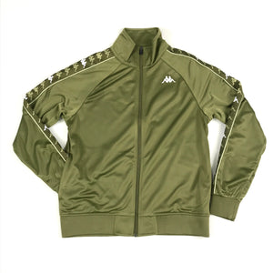 Kappa 222 Banda Dullo tracksuit in olive green-light green-white