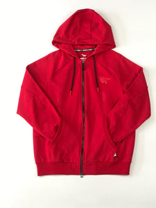 Paper planes red zip hoodie
