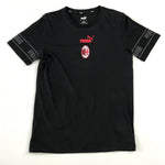 Puma ACM ftbl Culture Tee II in black-tango red