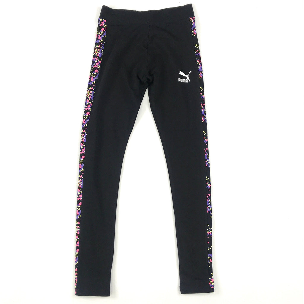 Puma AOP leggings in black-brand AOP