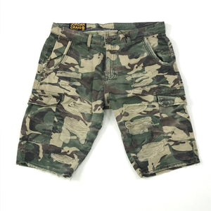 Jordan Craig woodland fatigue cargo shorts