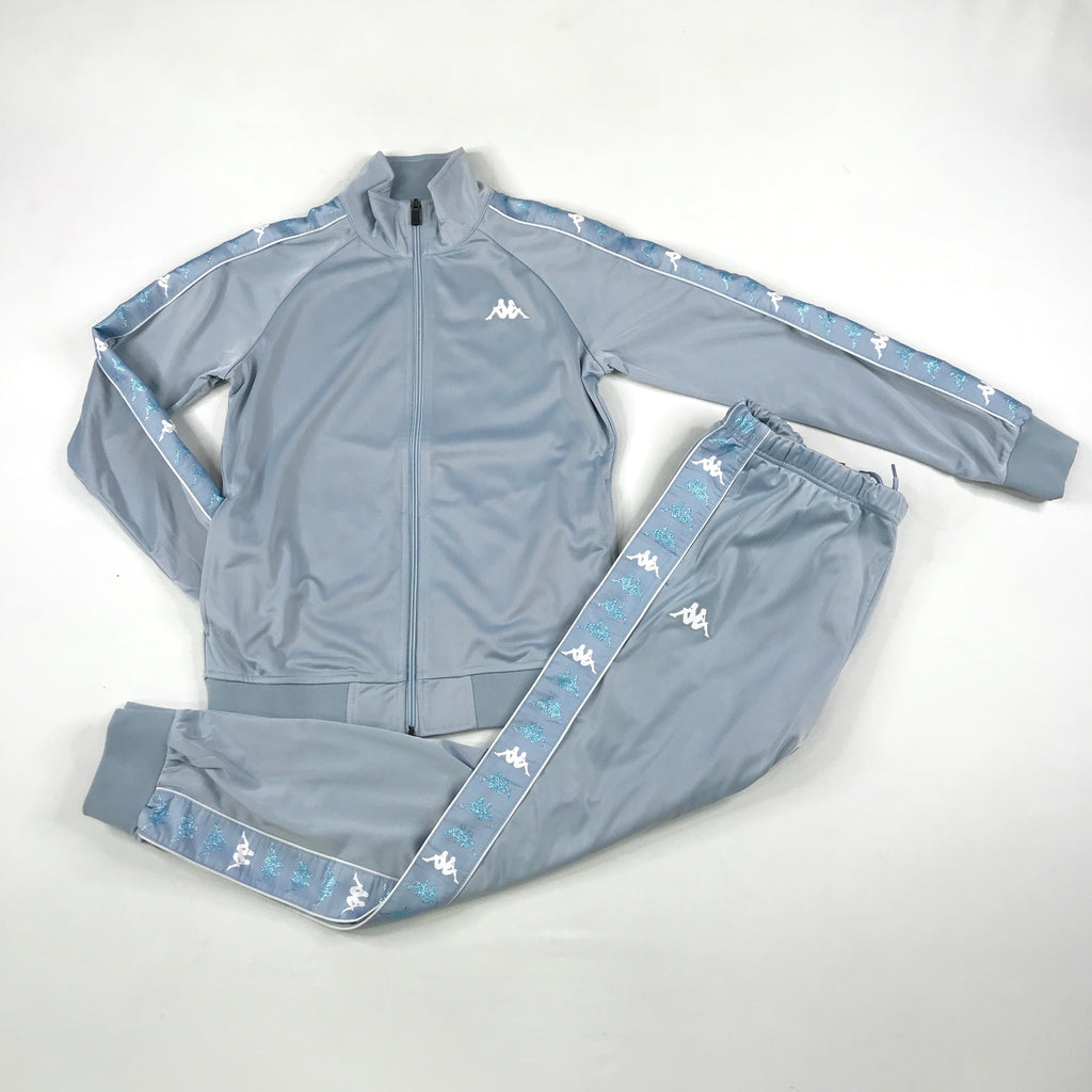 Kappa 222 Banda Blaston in light blue-white-baby blue