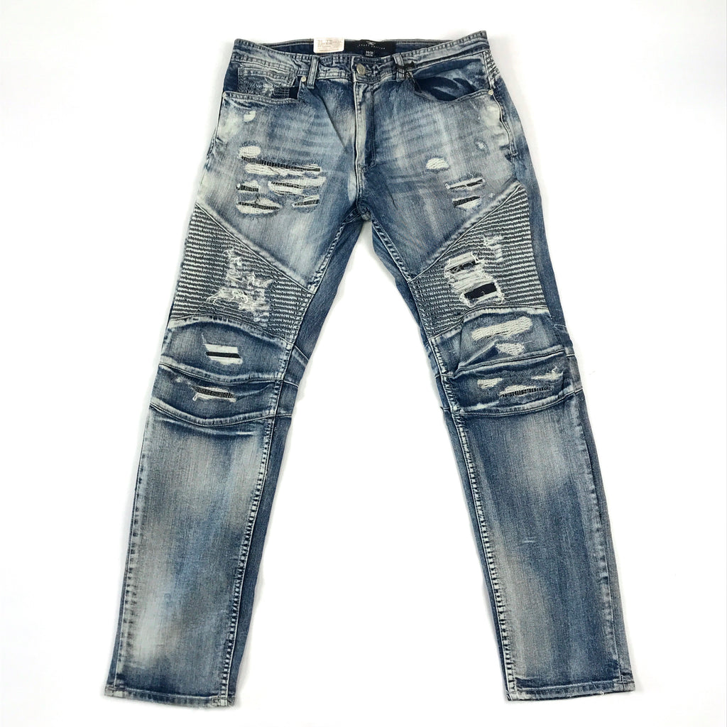 Jordan Craig Aaron jeans in destroyed blue