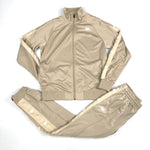 Kappa 222 Banda Dullo tracksuit in beige sand-light beige-white