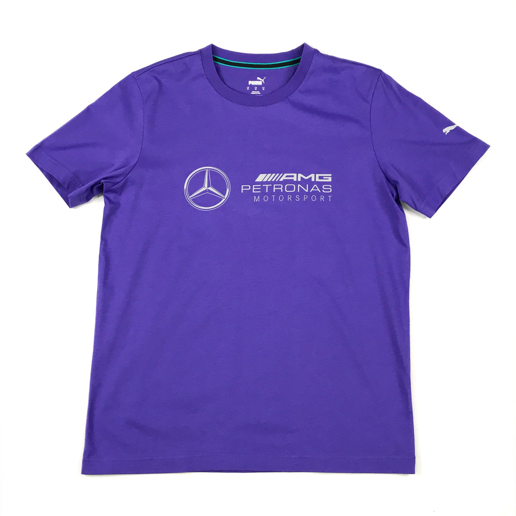 Puma MAPM logo tee in purple corallites