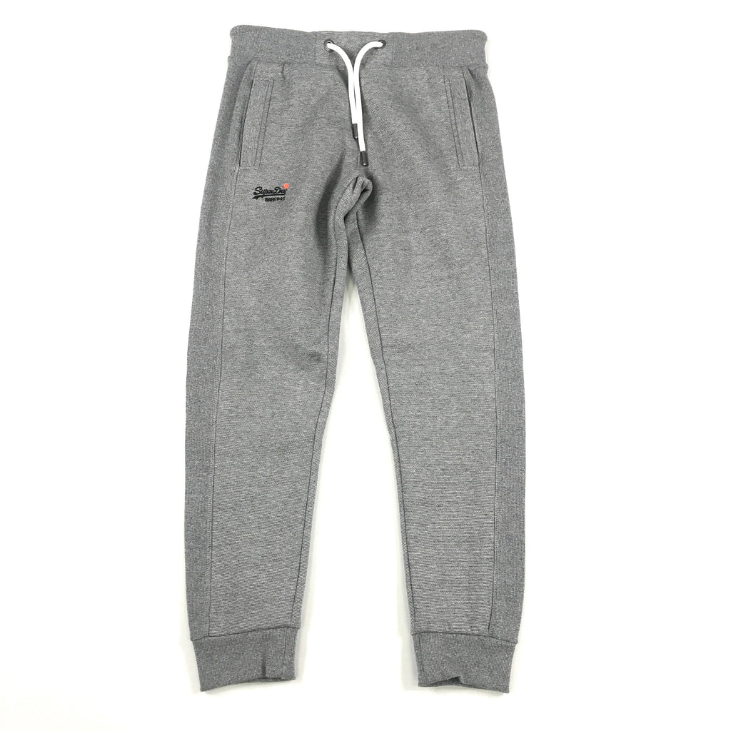 Superdry Orange Label classic joggers in hammer grey grindle