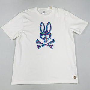 Psycho Bunny men’s graphic tee in white