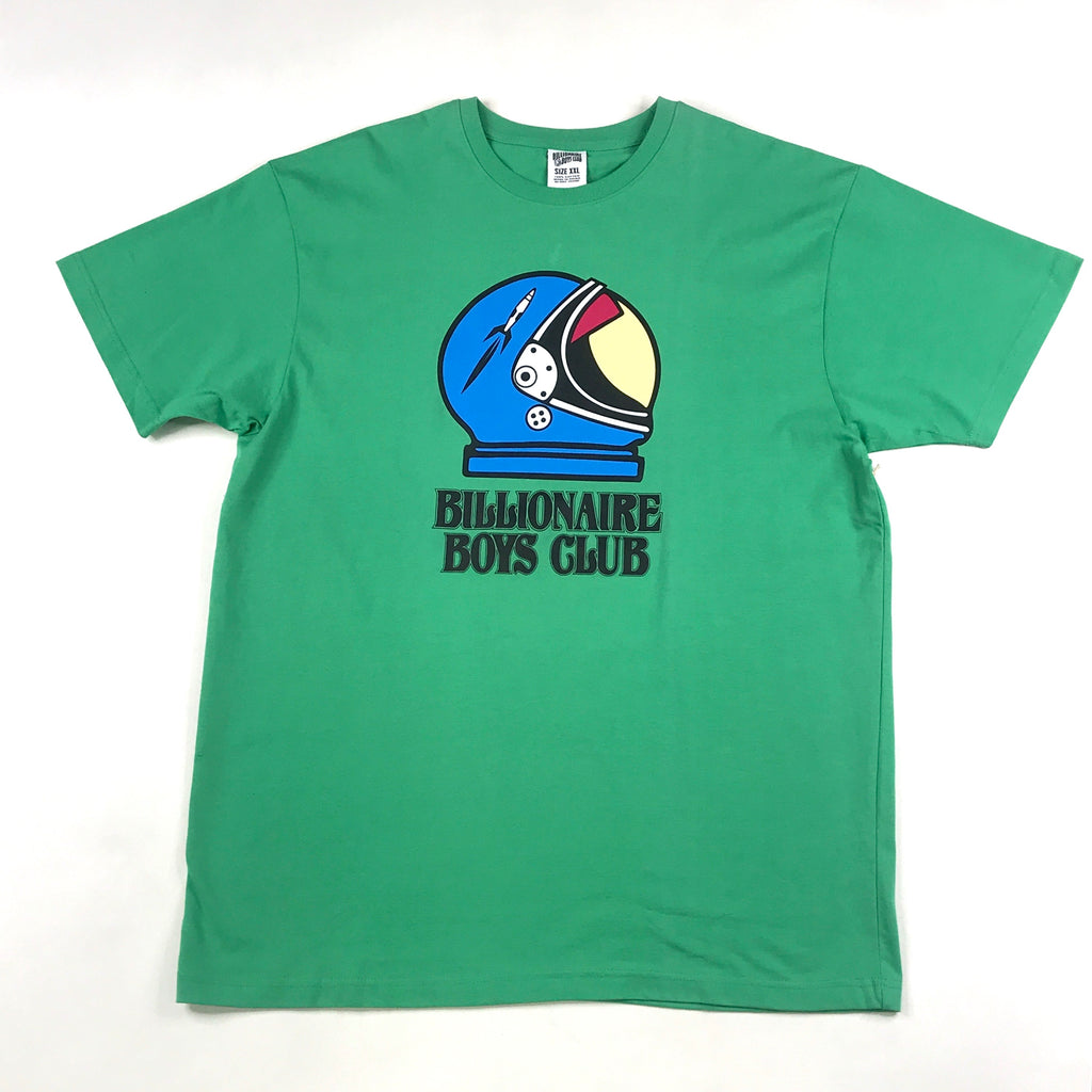 Astronaut helmet BBC tee in green