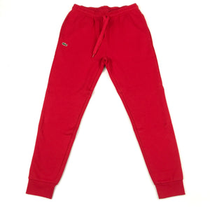 Lacoste red joggers