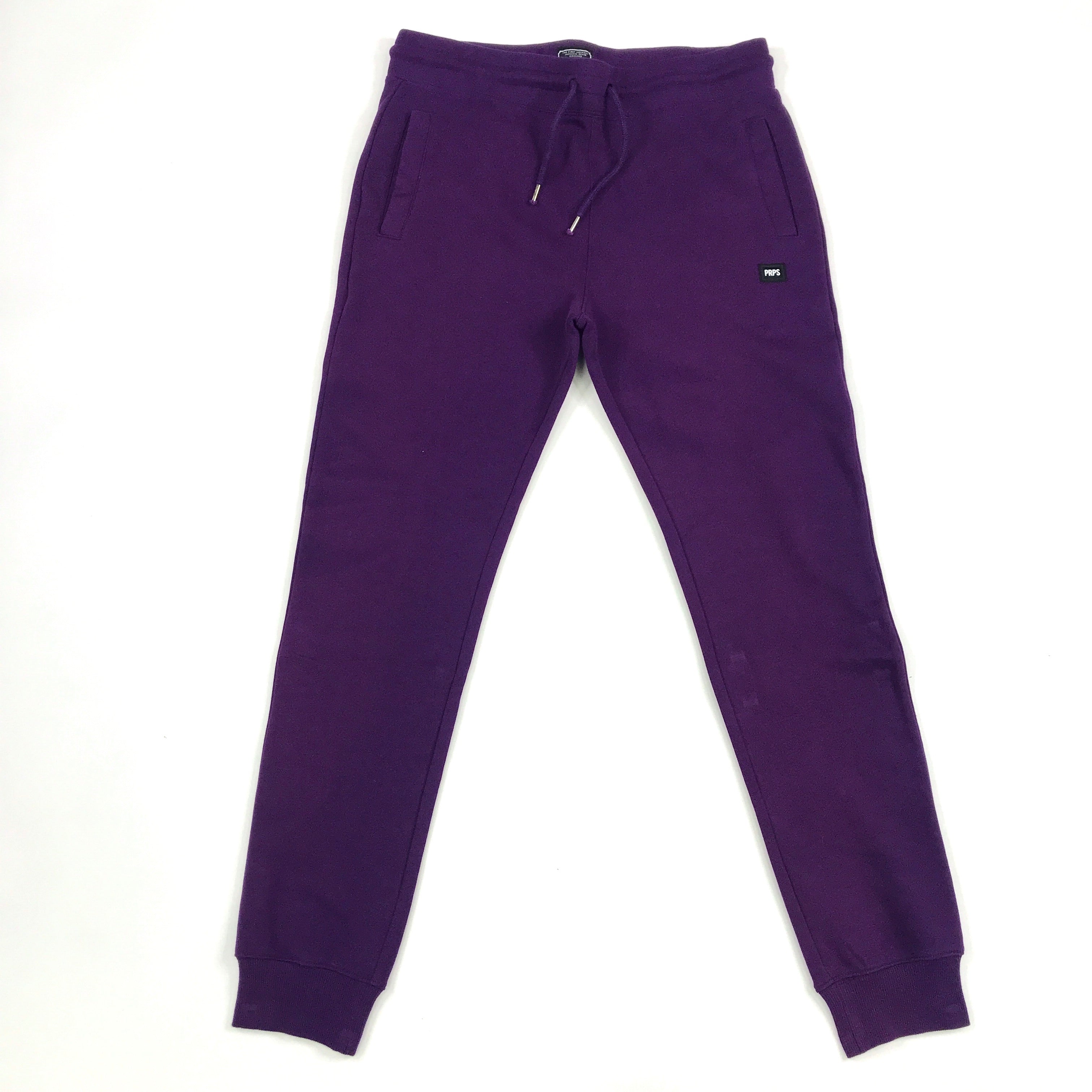 PRPS solid crewneck jogging suit in purple