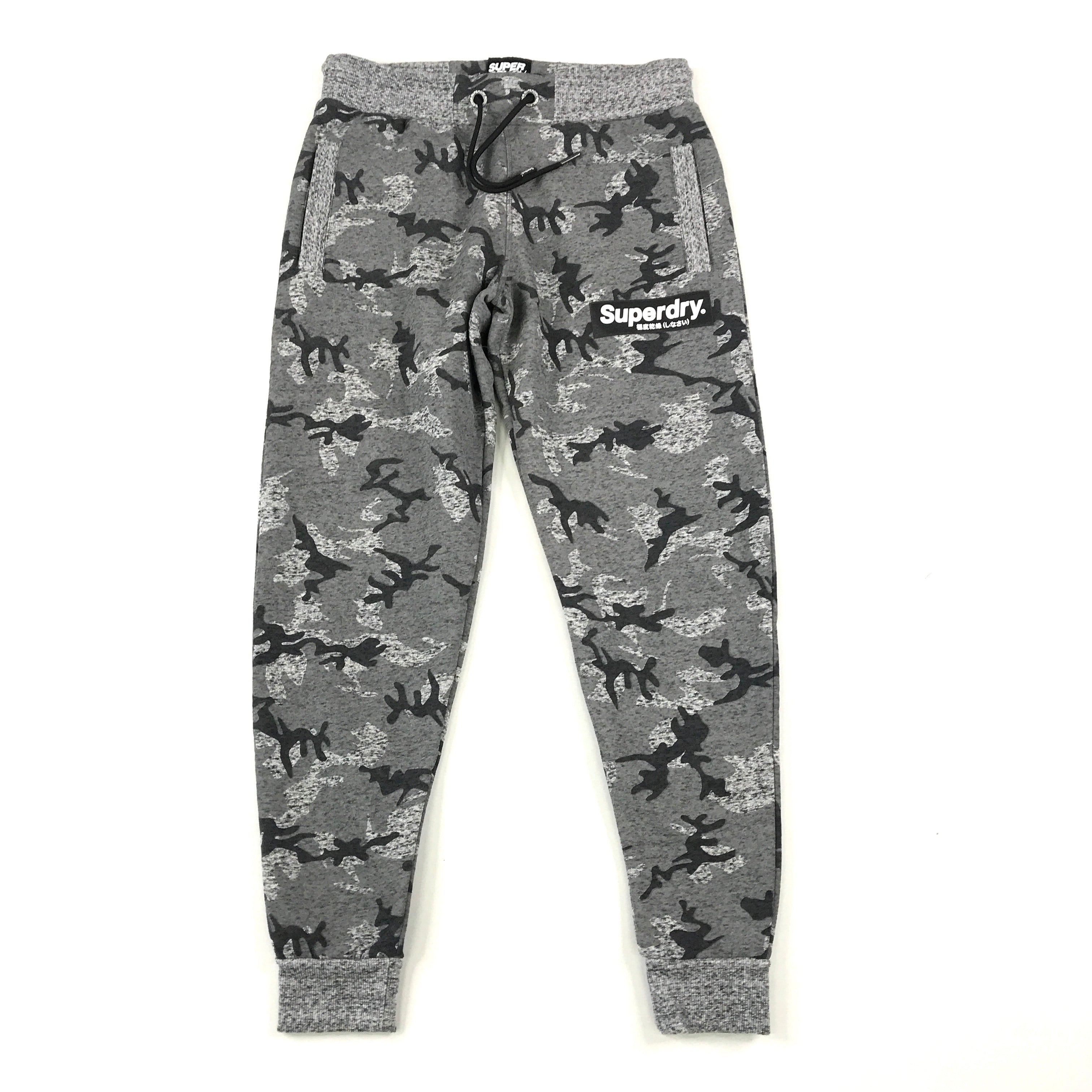 Superdry Camo International jogger in flint grey grit