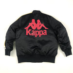 222 Banda Baker 2 Kappa bomber in black-red-lt pink-yellow gold